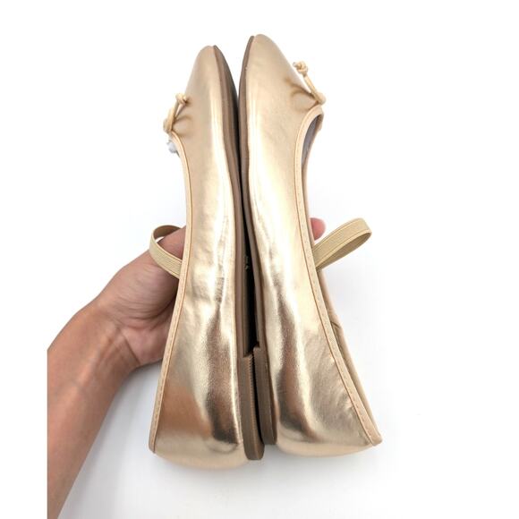 Kenneth Cole Reaction Copy Tap Ballet Flat Women's Gold Size US8 EU39 - Picture 10 of 12
